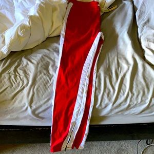Red fashionNova men’s pants